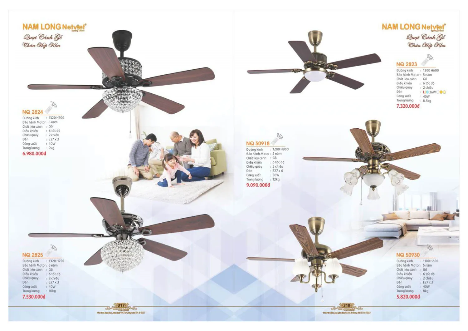Catalogue đèn trang trí Nam Long Netviet 2025 - Trang 160)