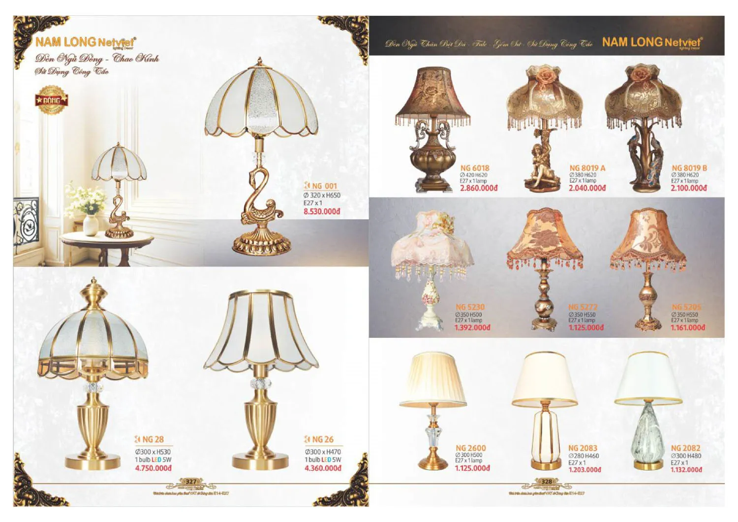 Catalogue đèn trang trí Nam Long Netviet 2025 - Trang 165)