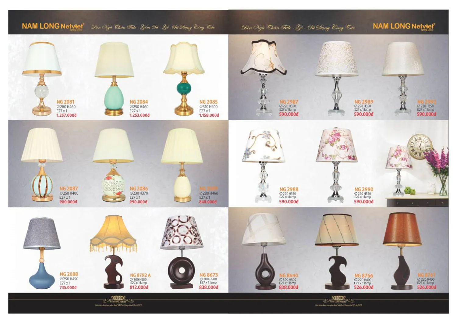 Catalogue đèn trang trí Nam Long Netviet 2025 - Trang 166)