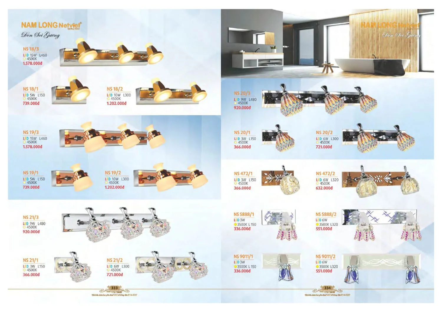 Catalogue đèn trang trí Nam Long Netviet 2025 - Trang 168)