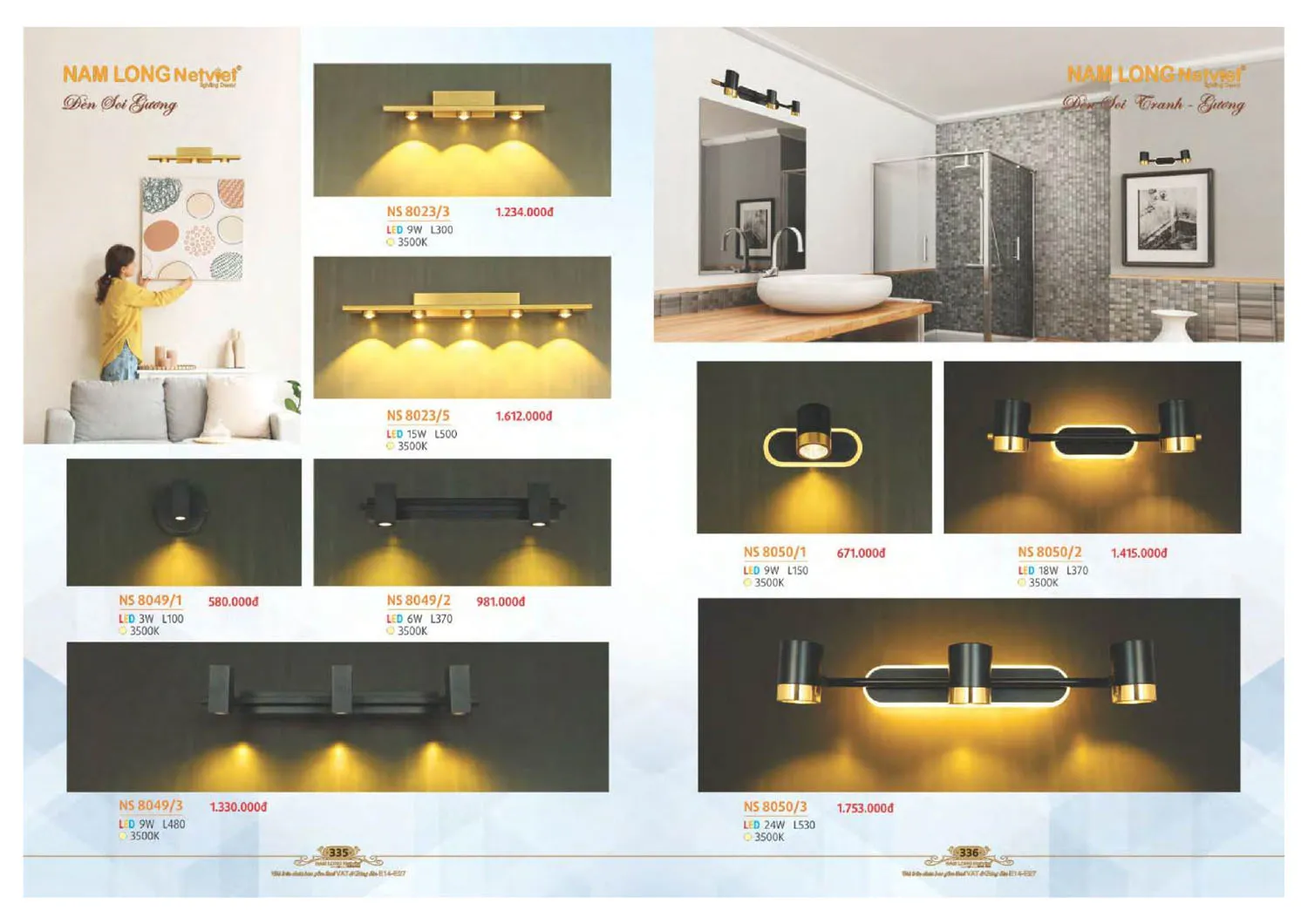 Catalogue đèn trang trí Nam Long Netviet 2025 - Trang 169)