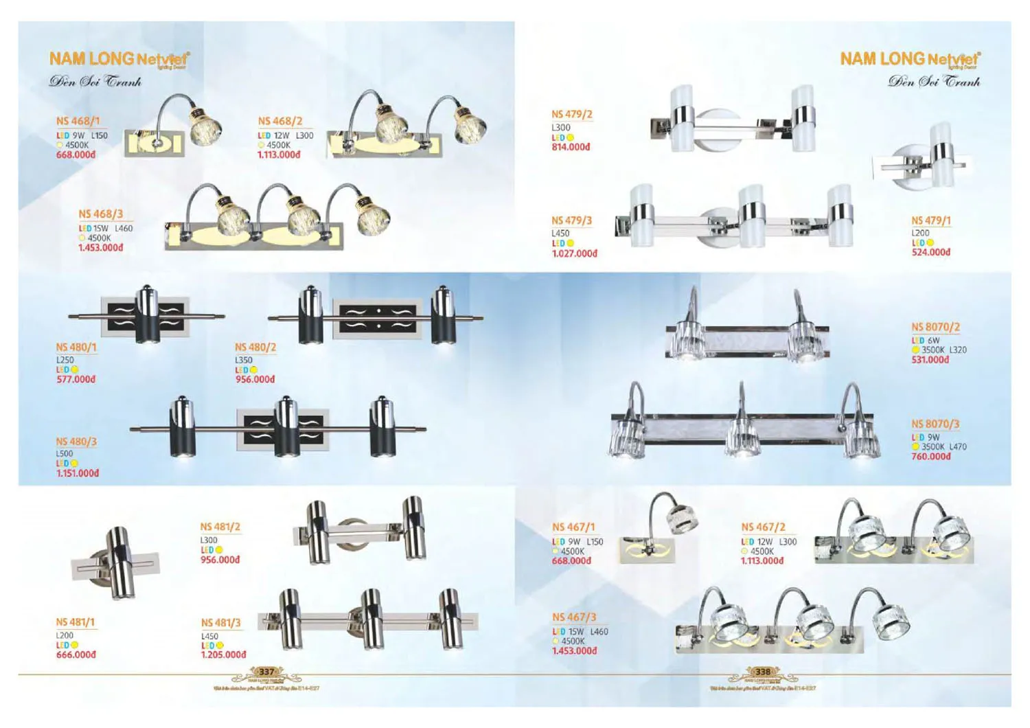 Catalogue đèn trang trí Nam Long Netviet 2025 - Trang 170)