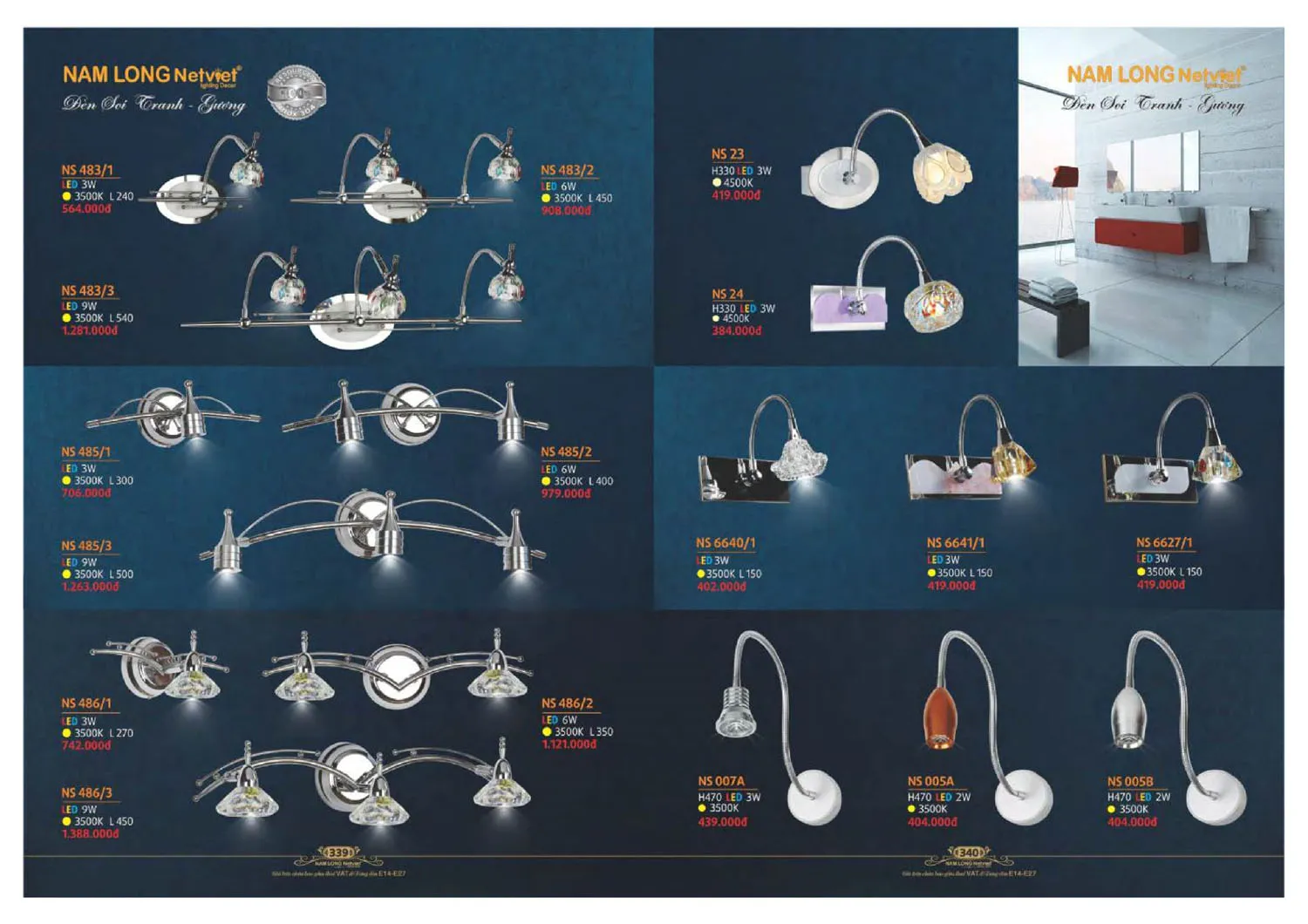 Catalogue đèn trang trí Nam Long Netviet 2025 - Trang 171)