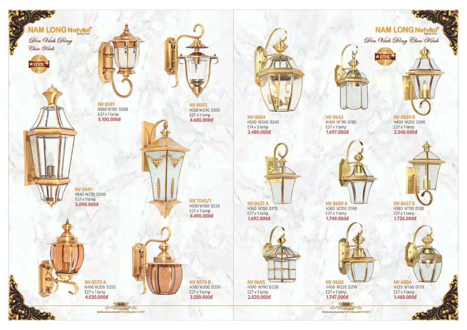 Catalogue đèn trang trí Nam Long Netviet 2025 - Trang 176)