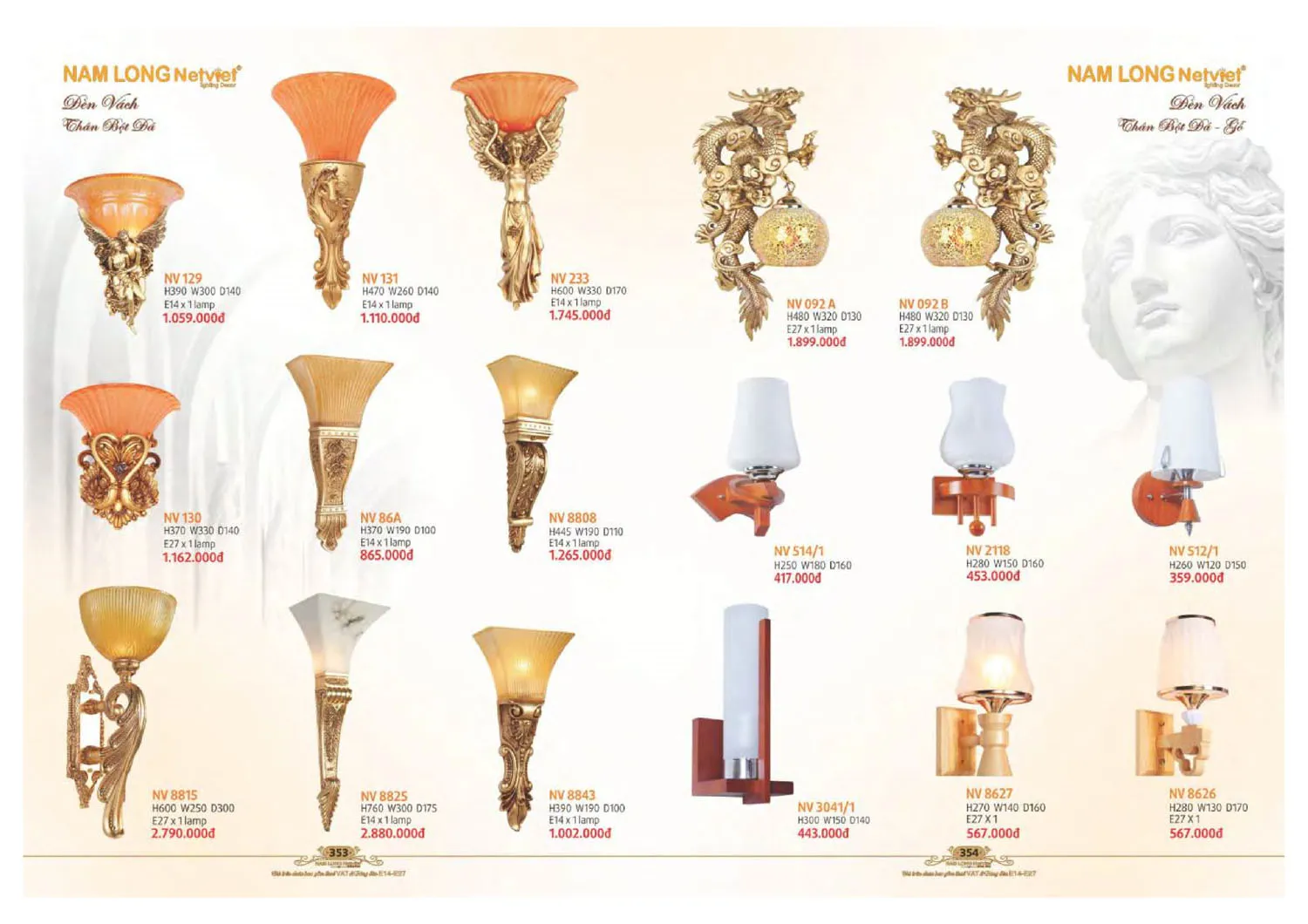 Catalogue đèn trang trí Nam Long Netviet 2025 - Trang 178)