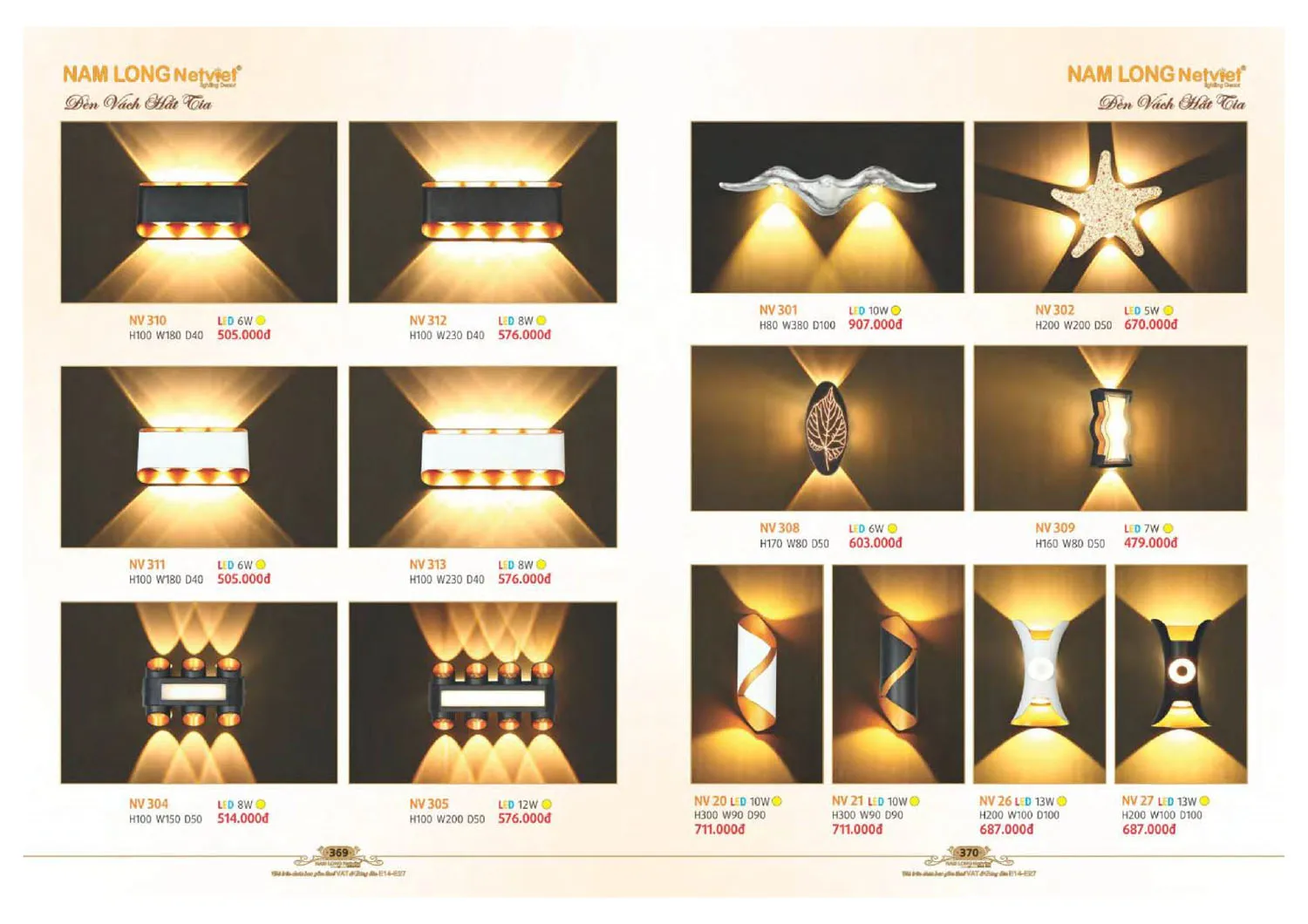 Catalogue đèn trang trí Nam Long Netviet 2025 - Trang 186)
