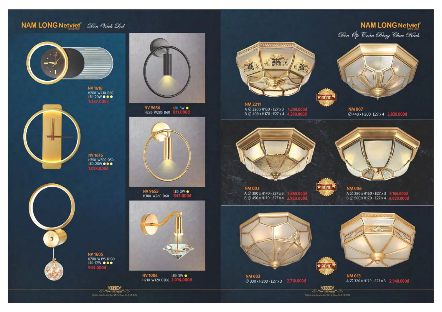 Catalogue đèn trang trí Nam Long Netviet 2025 - Trang 191)