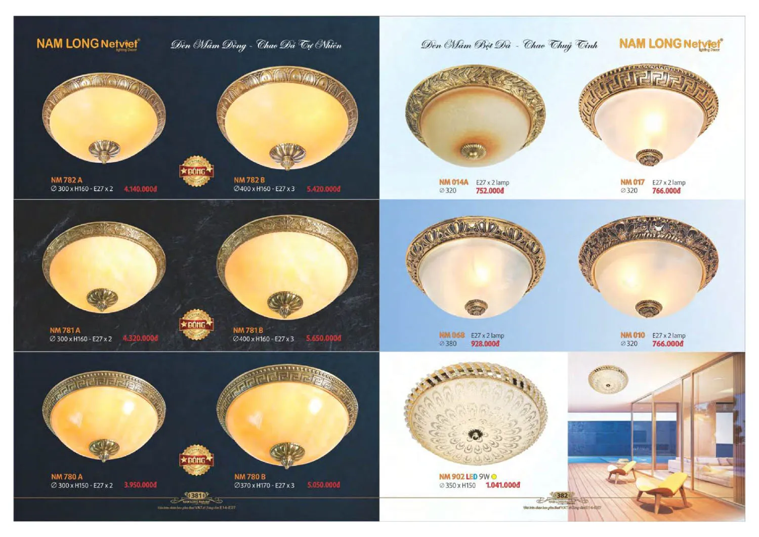 Catalogue đèn trang trí Nam Long Netviet 2025 - Trang 192)