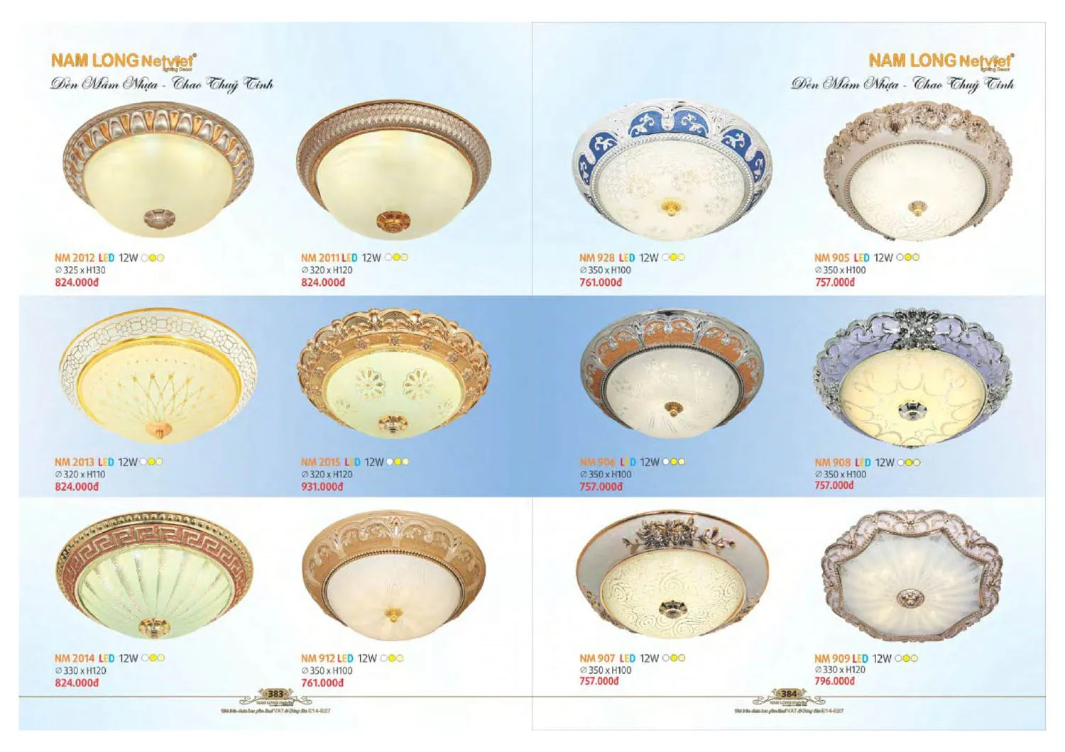 Catalogue đèn trang trí Nam Long Netviet 2025 - Trang 193)
