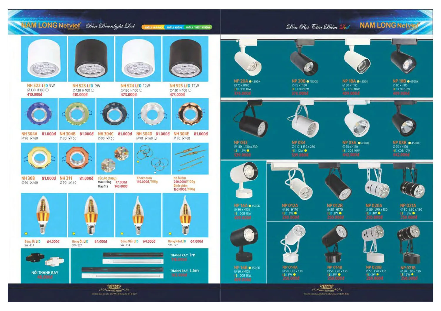 Catalogue đèn trang trí Nam Long Netviet 2025 - Trang 196)