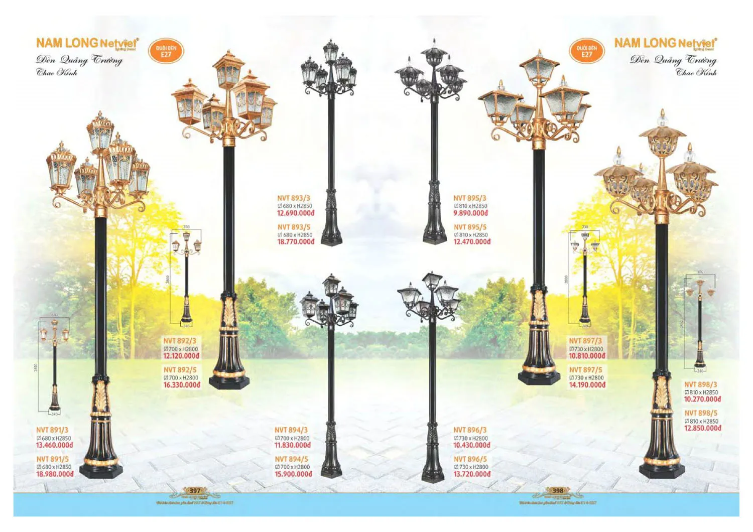 Catalogue đèn trang trí Nam Long Netviet 2025 - Trang 200)