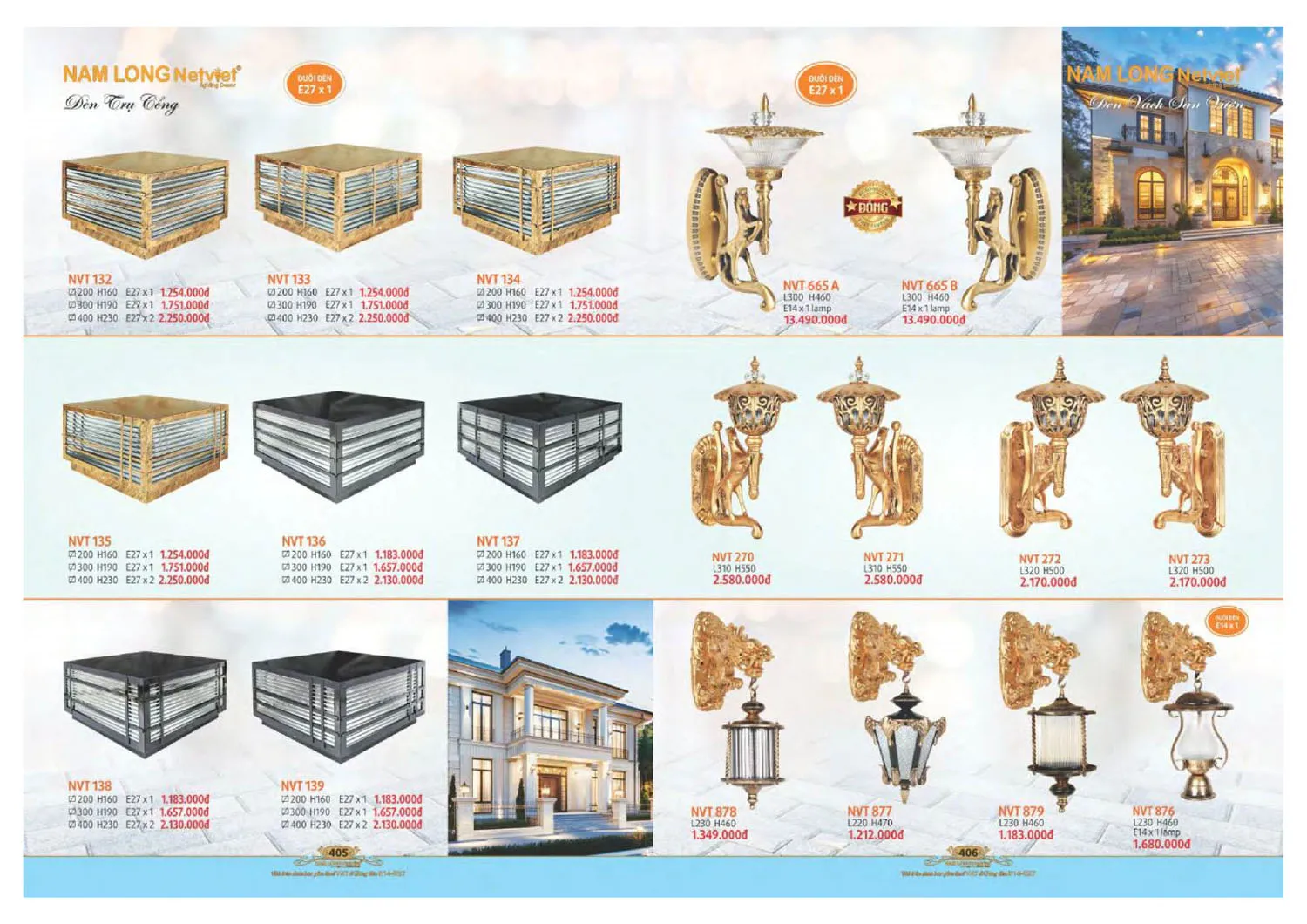 Catalogue đèn trang trí Nam Long Netviet 2025 - Trang 204)