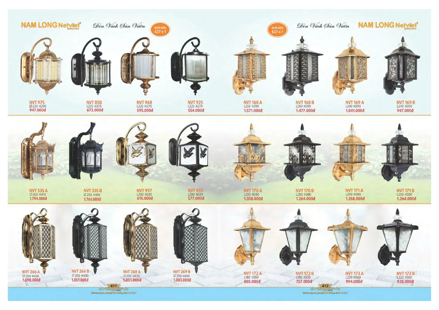 Catalogue đèn trang trí Nam Long Netviet 2025 - Trang 207)