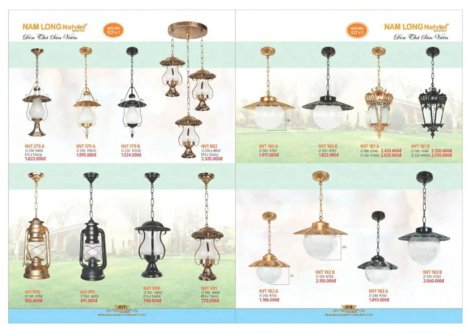 Catalogue đèn trang trí Nam Long Netviet 2025 - Trang 210)