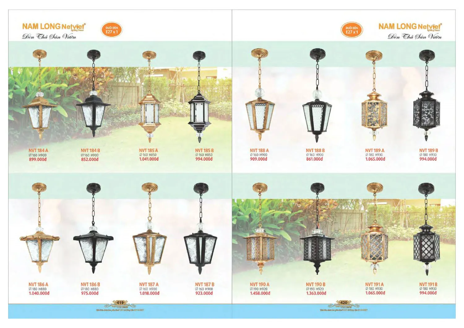 Catalogue đèn trang trí Nam Long Netviet 2025 - Trang 211)