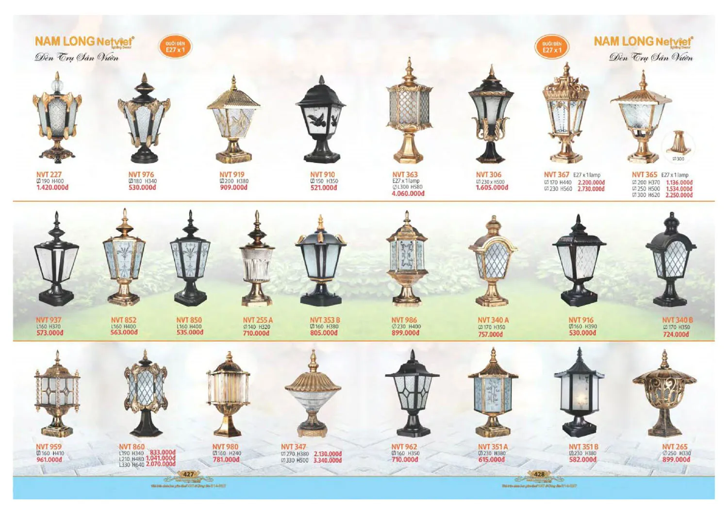 Catalogue đèn trang trí Nam Long Netviet 2025 - Trang 215)