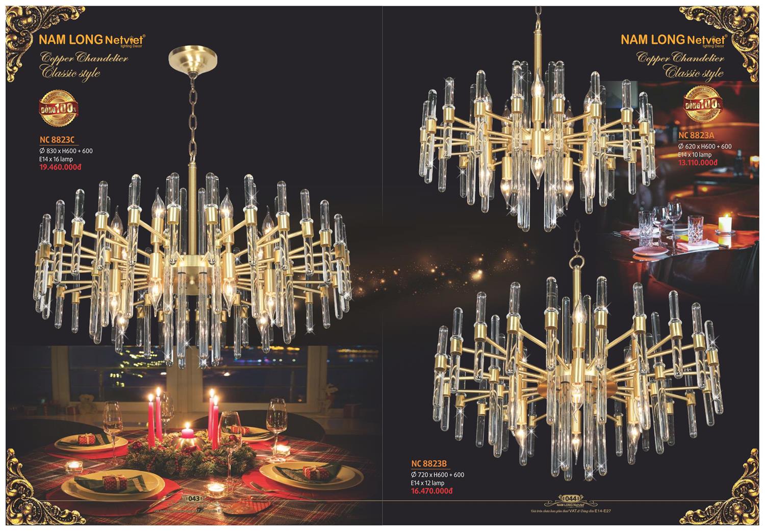 Catalogue Đèn Trang Trí Nam Long Netviet 2023 - Trang 23)