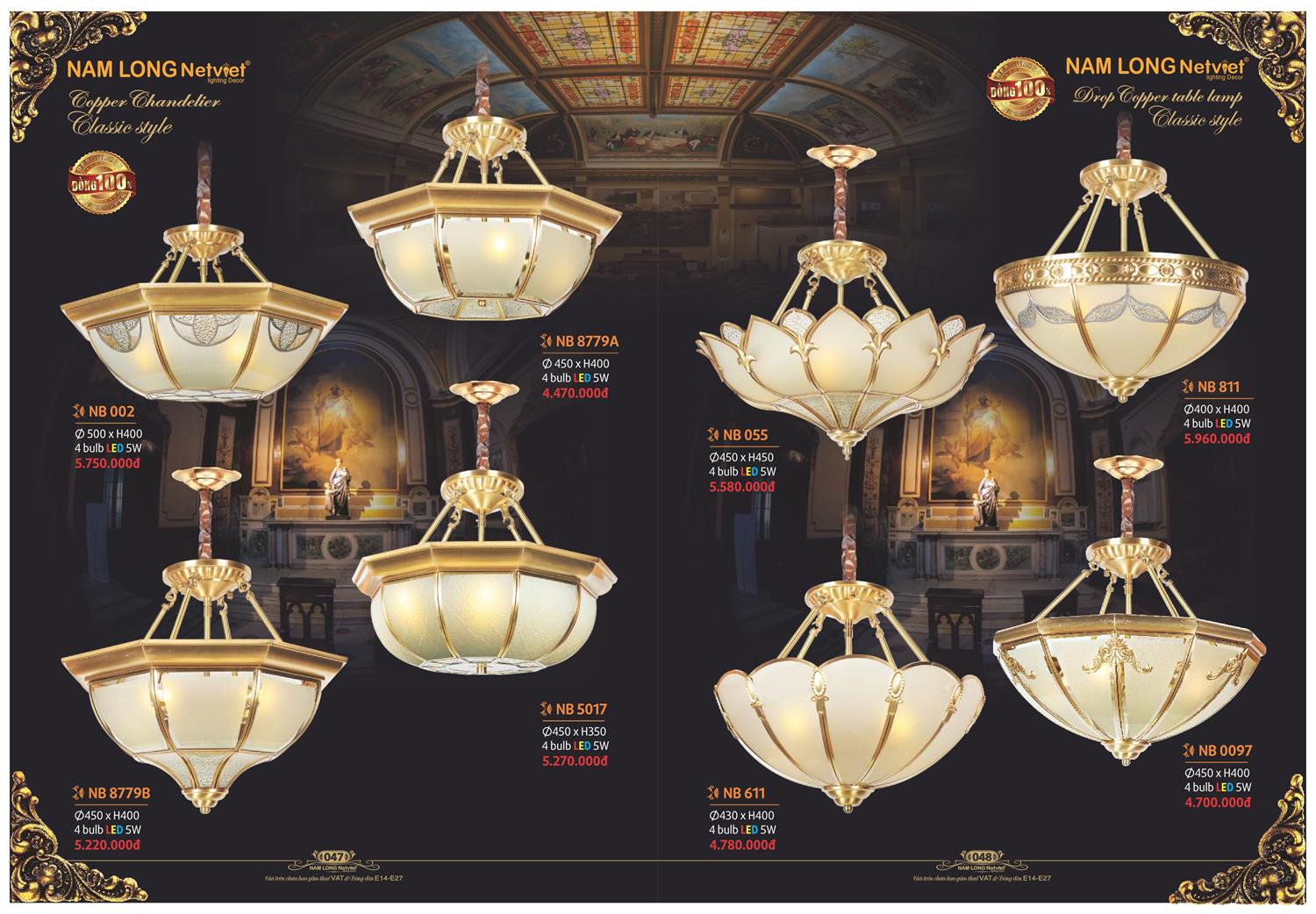 Catalogue Đèn Trang Trí Nam Long Netviet 2023 - Trang 25)