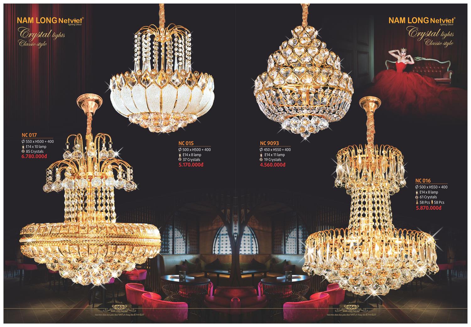 Catalogue Đèn Trang Trí Nam Long Netviet 2023 - Trang 33)