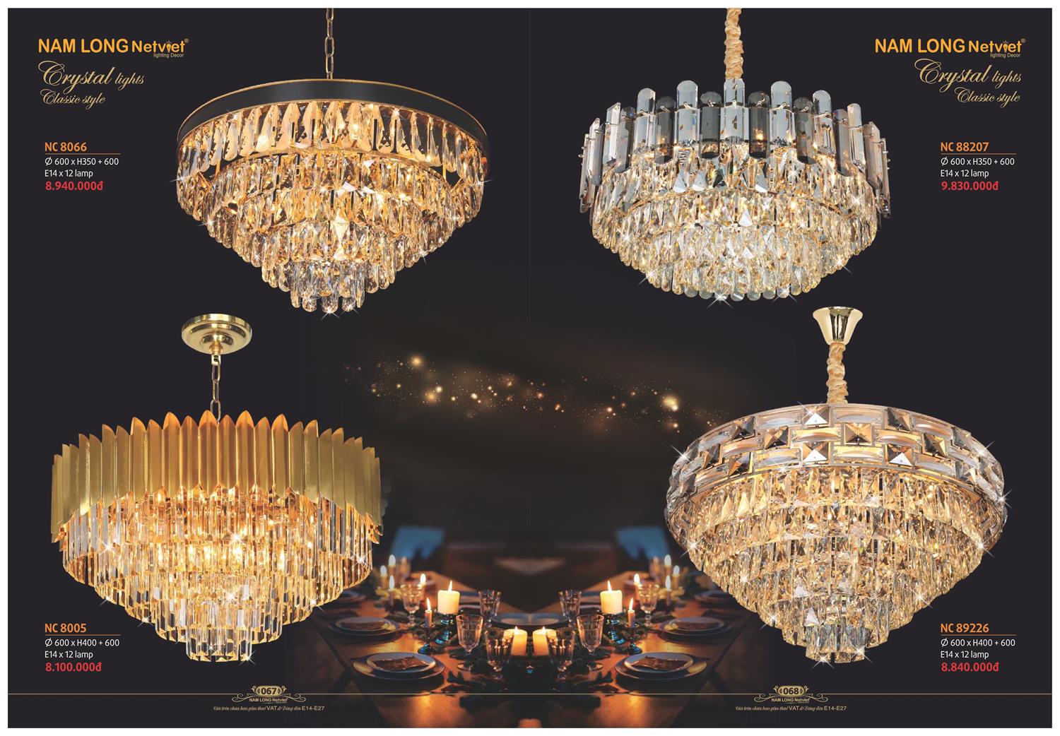 Catalogue Đèn Trang Trí Nam Long Netviet 2023 - Trang 35)