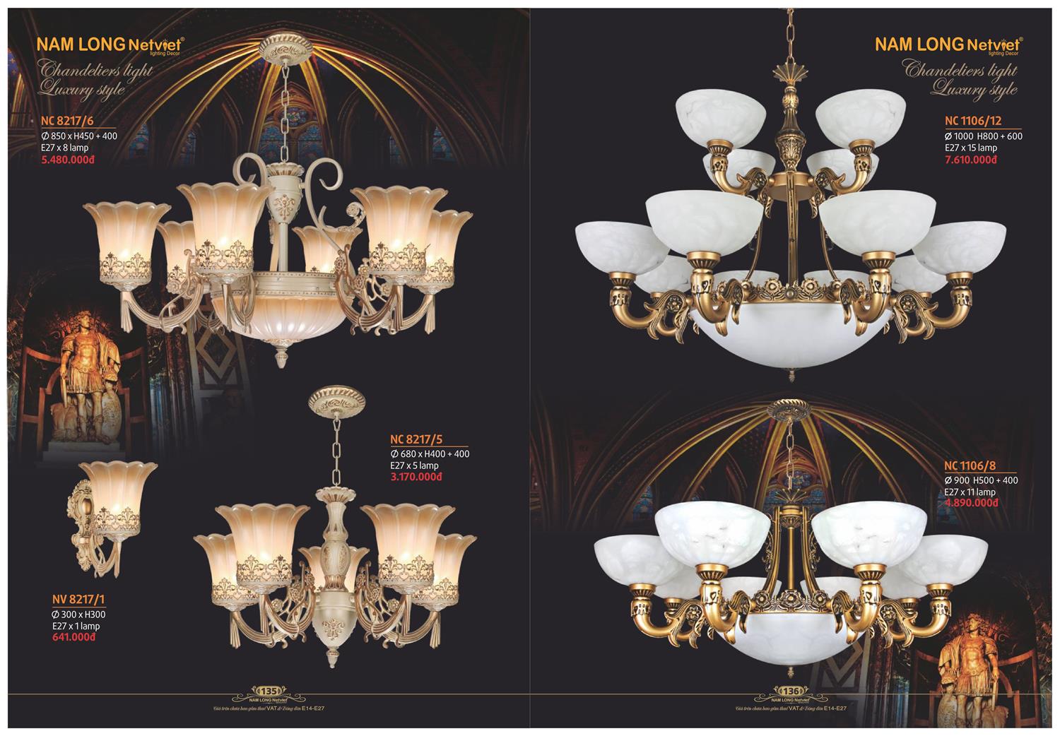 Catalogue Đèn Trang Trí Nam Long Netviet 2023 - Trang 69)