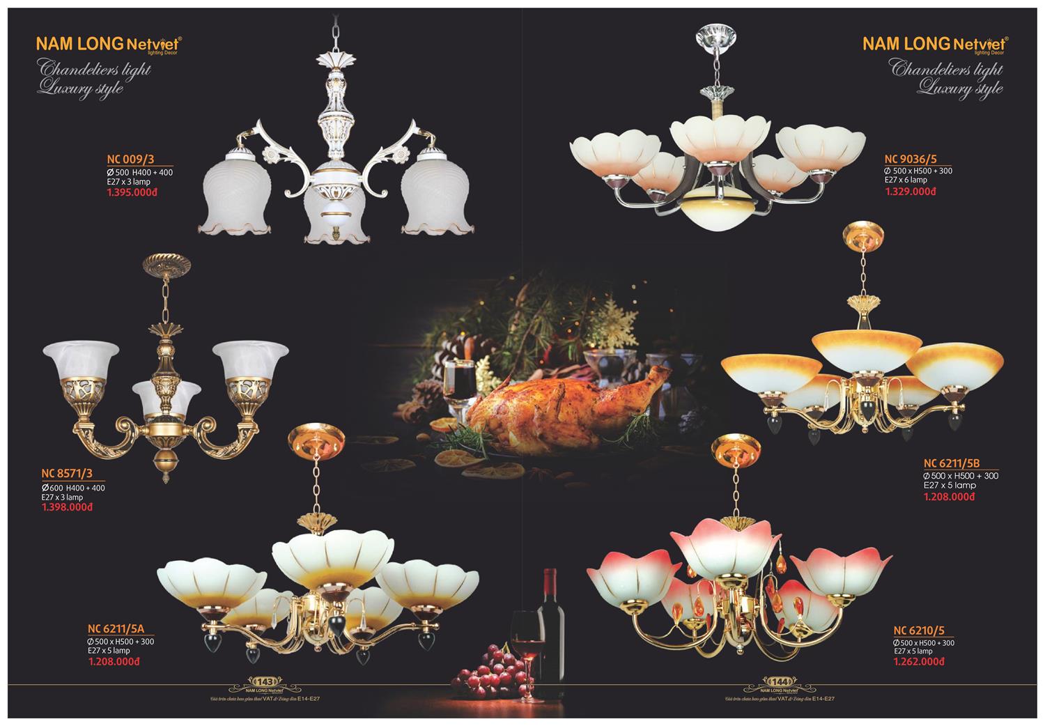 Catalogue Đèn Trang Trí Nam Long Netviet 2023 - Trang 73)