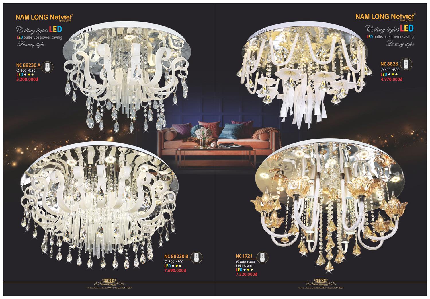 Catalogue Đèn Trang Trí Nam Long Netviet 2023 - Trang 97)