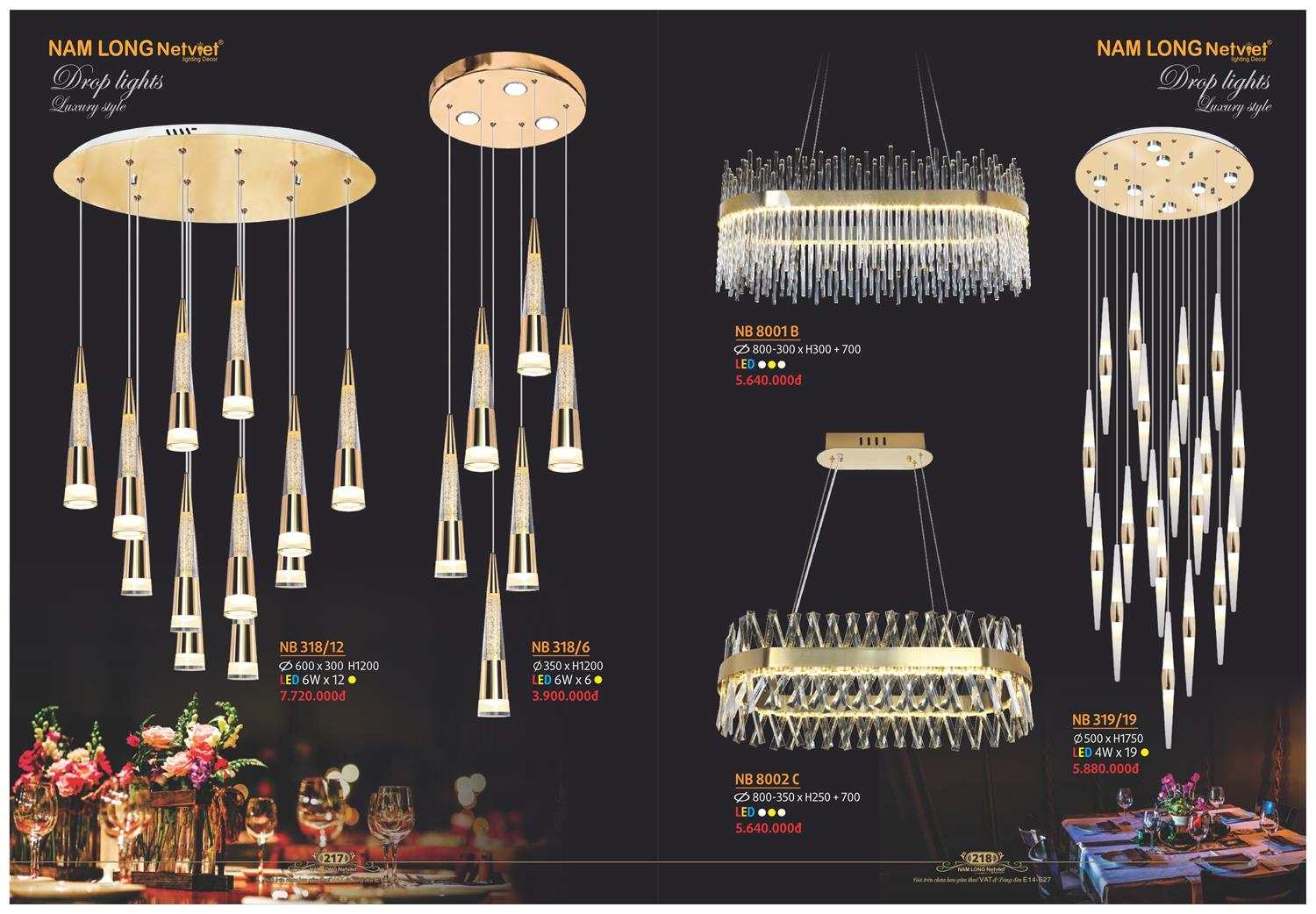 Catalogue Đèn Trang Trí Nam Long Netviet 2023 - Trang 110)