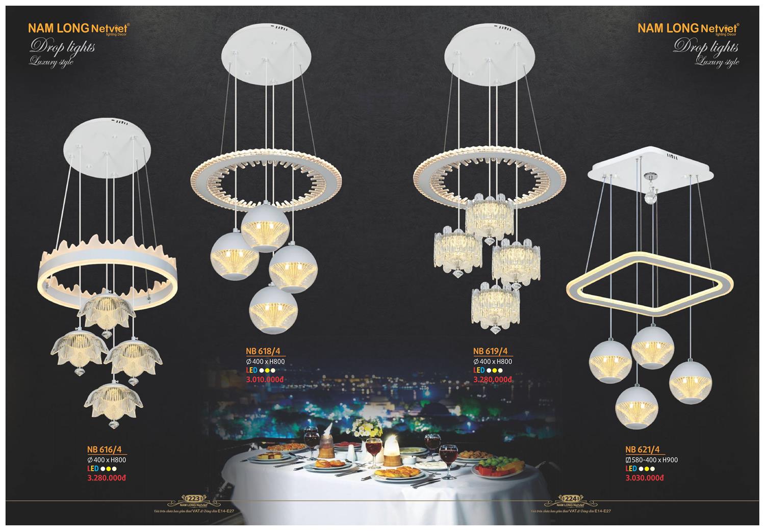 Catalogue Đèn Trang Trí Nam Long Netviet 2023 - Trang 113)