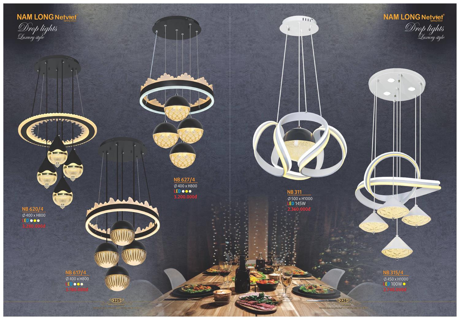 Catalogue Đèn Trang Trí Nam Long Netviet 2023 - Trang 114)