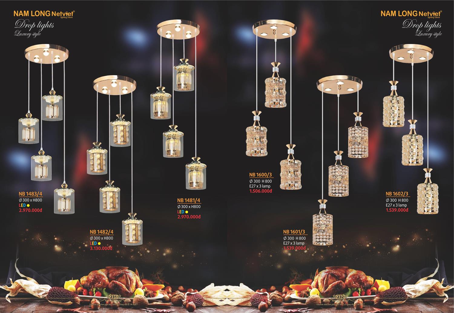 Catalogue Đèn Trang Trí Nam Long Netviet 2023 - Trang 117)
