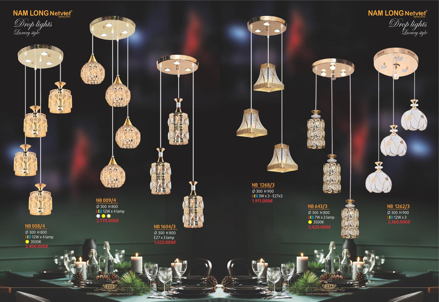 Catalogue Đèn Trang Trí Nam Long Netviet 2023 - Trang 118)