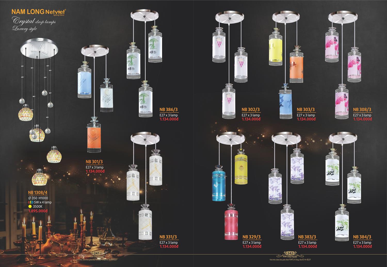 Catalogue Đèn Trang Trí Nam Long Netviet 2023 - Trang 122)