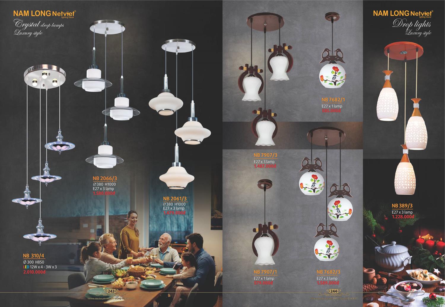 Catalogue Đèn Trang Trí Nam Long Netviet 2023 - Trang 123)