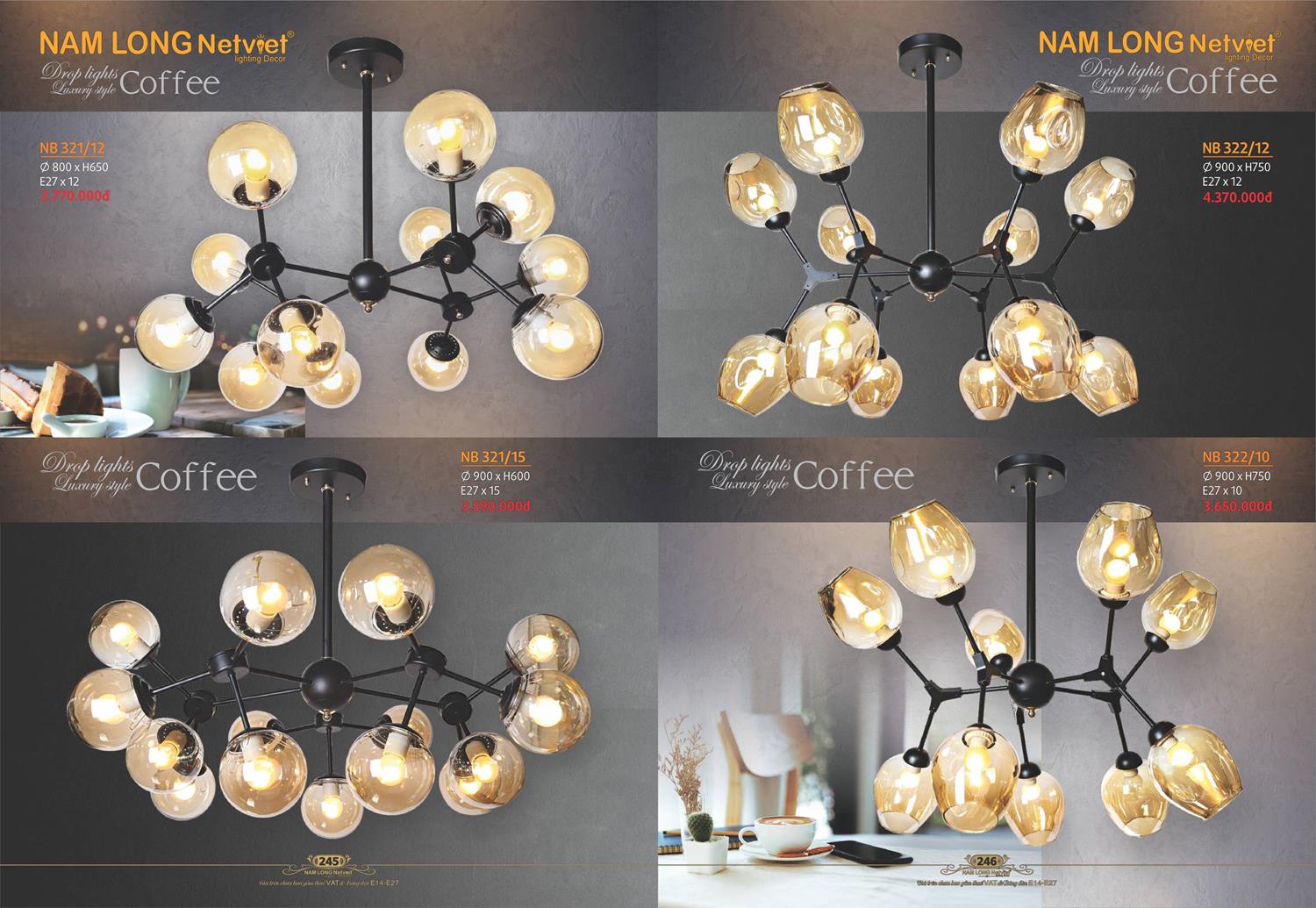 Catalogue Đèn Trang Trí Nam Long Netviet 2023 - Trang 124)