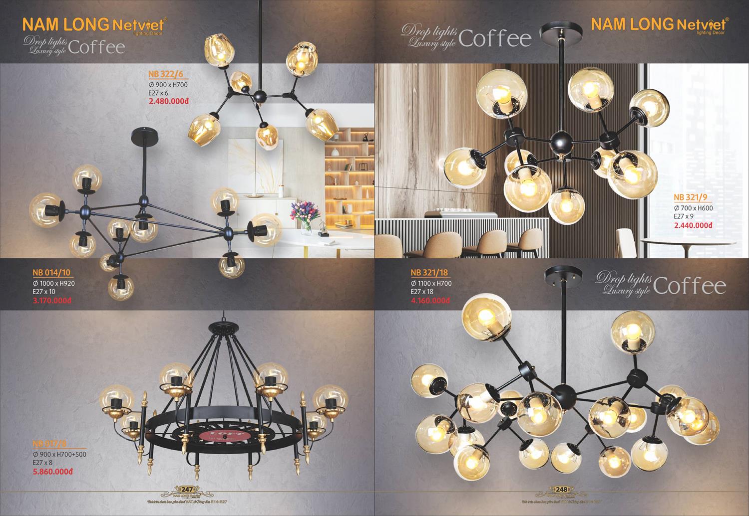 Catalogue Đèn Trang Trí Nam Long Netviet 2023 - Trang 125)