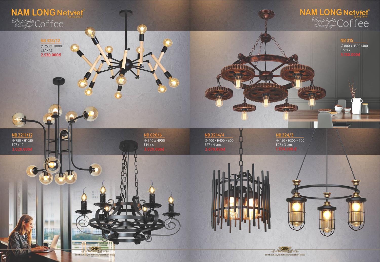 Catalogue Đèn Trang Trí Nam Long Netviet 2023 - Trang 126)