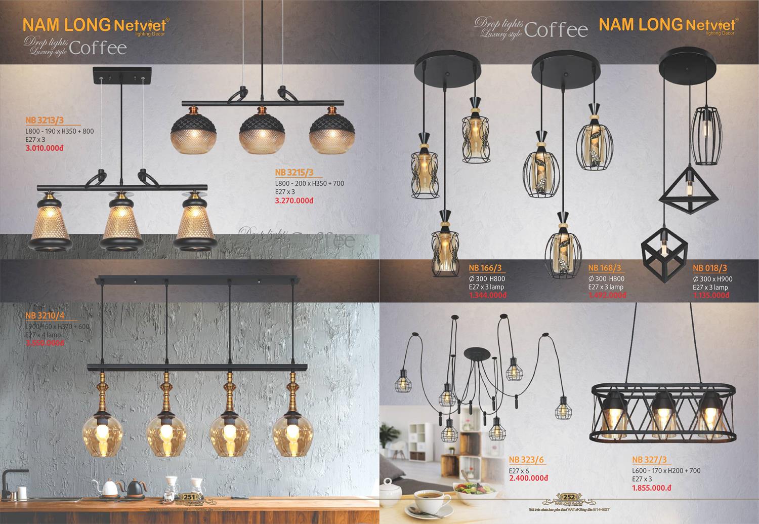 Catalogue Đèn Trang Trí Nam Long Netviet 2023 - Trang 127)