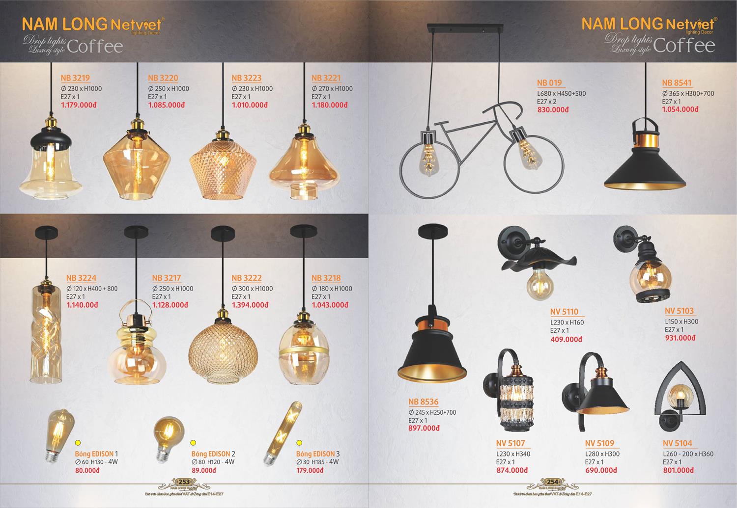 Catalogue Đèn Trang Trí Nam Long Netviet 2023 - Trang 128)