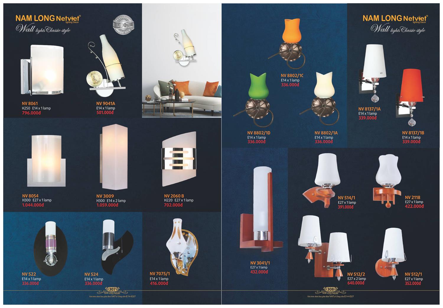 Catalogue Đèn Trang Trí Nam Long Netviet 2023 - Trang 155)