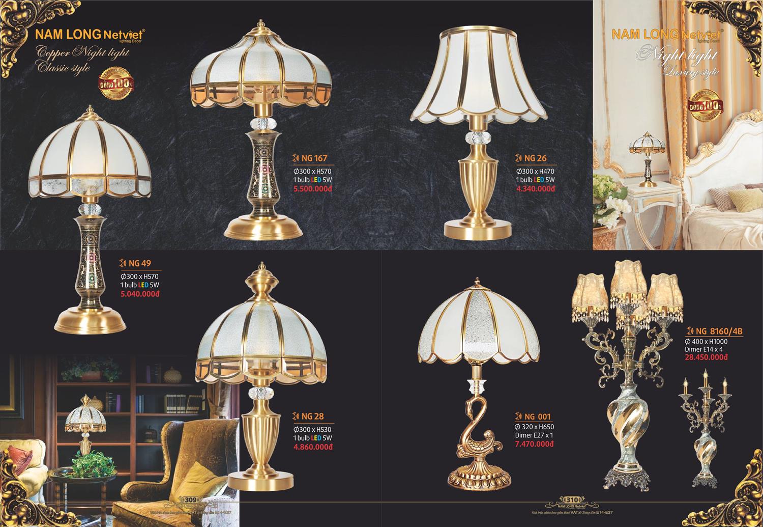 Catalogue Đèn Trang Trí Nam Long Netviet 2023 - Trang 156)