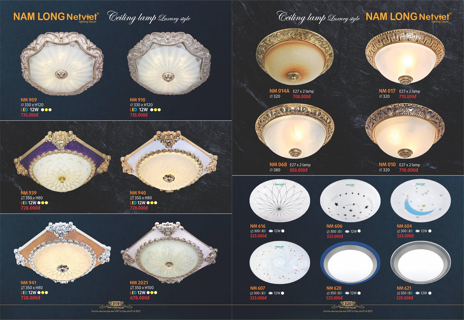 Catalogue Đèn Trang Trí Nam Long Netviet 2023 - Trang 161)