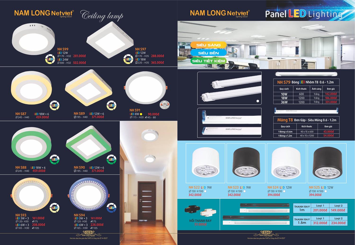 Catalogue Đèn Trang Trí Nam Long Netviet 2023 - Trang 163)