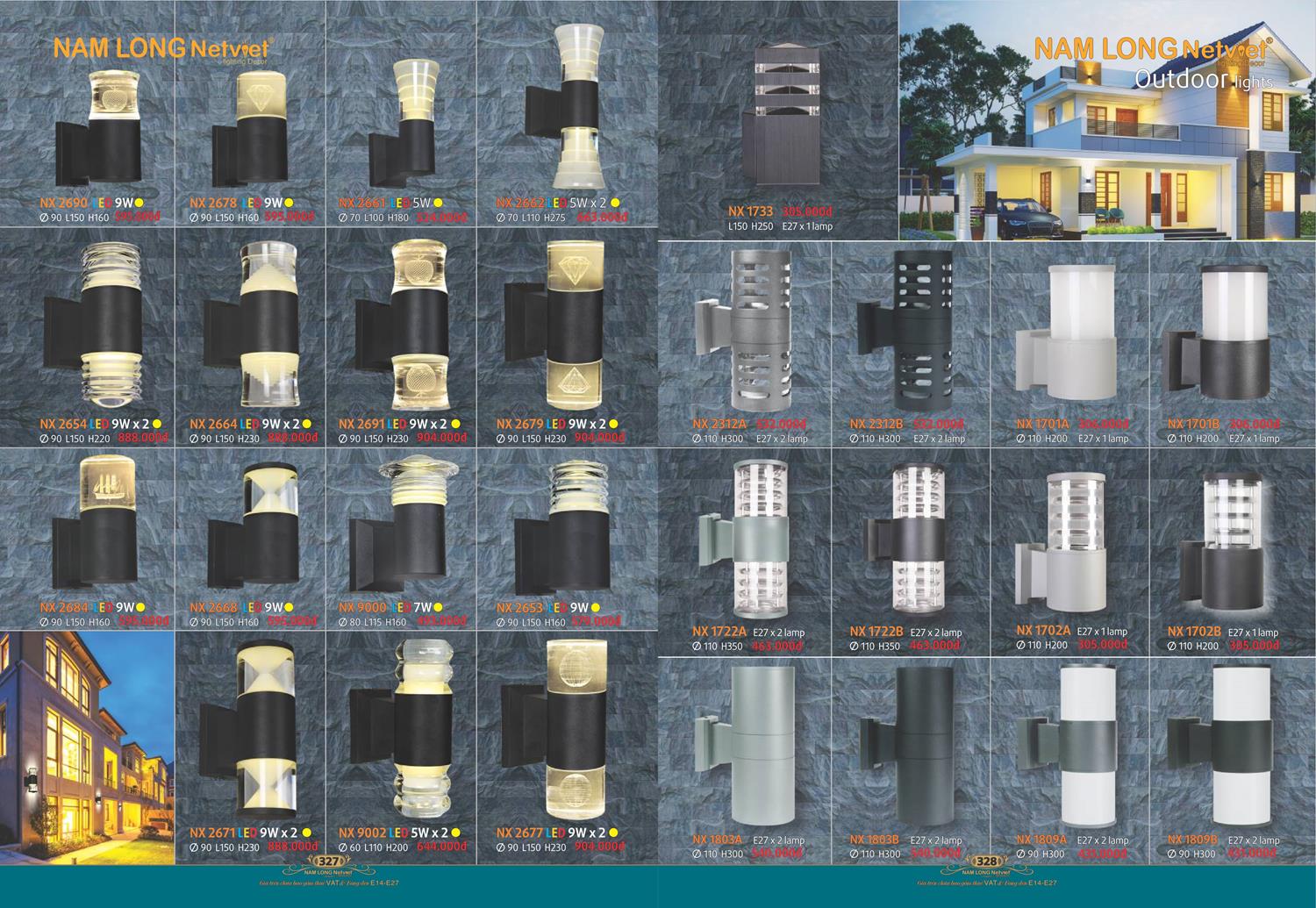 Catalogue Đèn Trang Trí Nam Long Netviet 2023 - Trang 165)