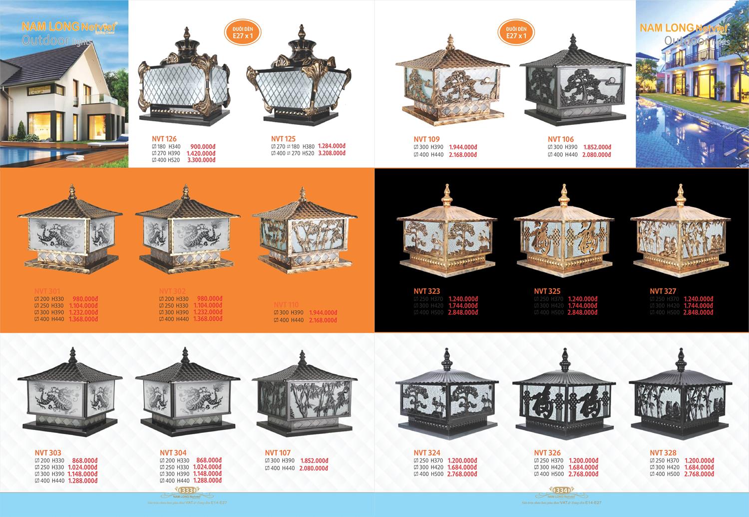 Catalogue Đèn Trang Trí Nam Long Netviet 2023 - Trang 168)