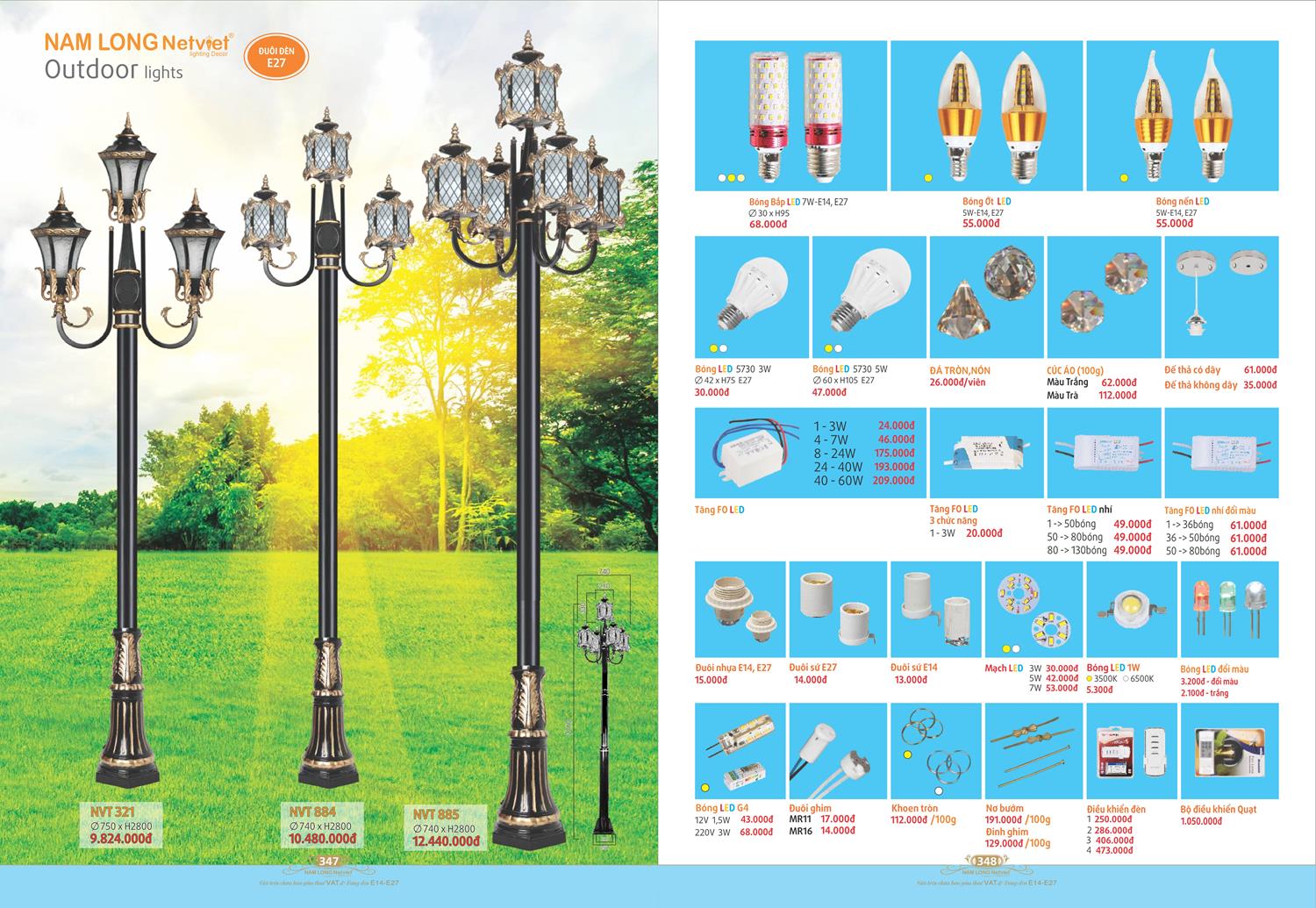 Catalogue Đèn Trang Trí Nam Long Netviet 2023 - Trang 175)