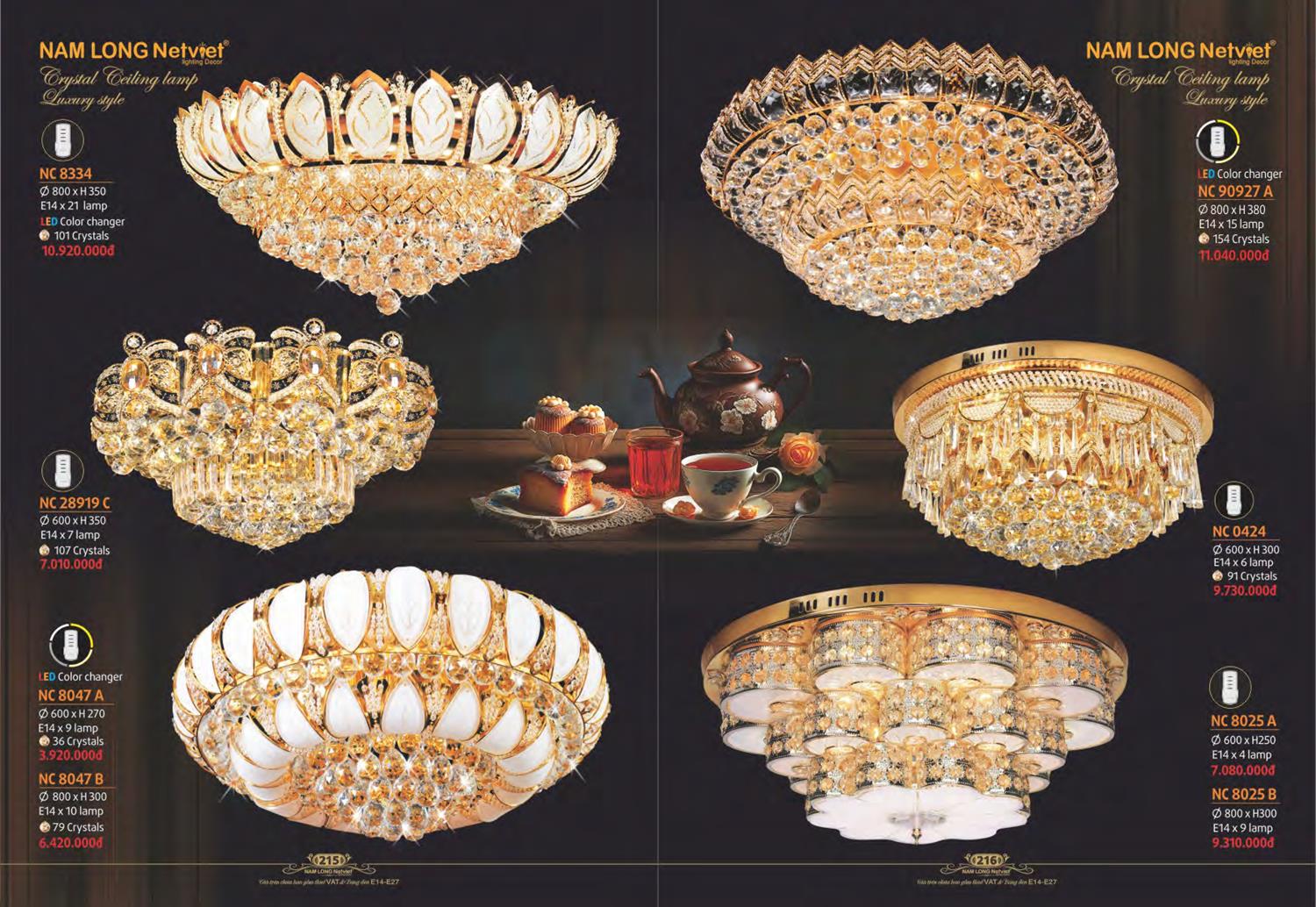 Catalogue Đèn Trang Trí Nam Long Netviet 2023 - Trang 110)