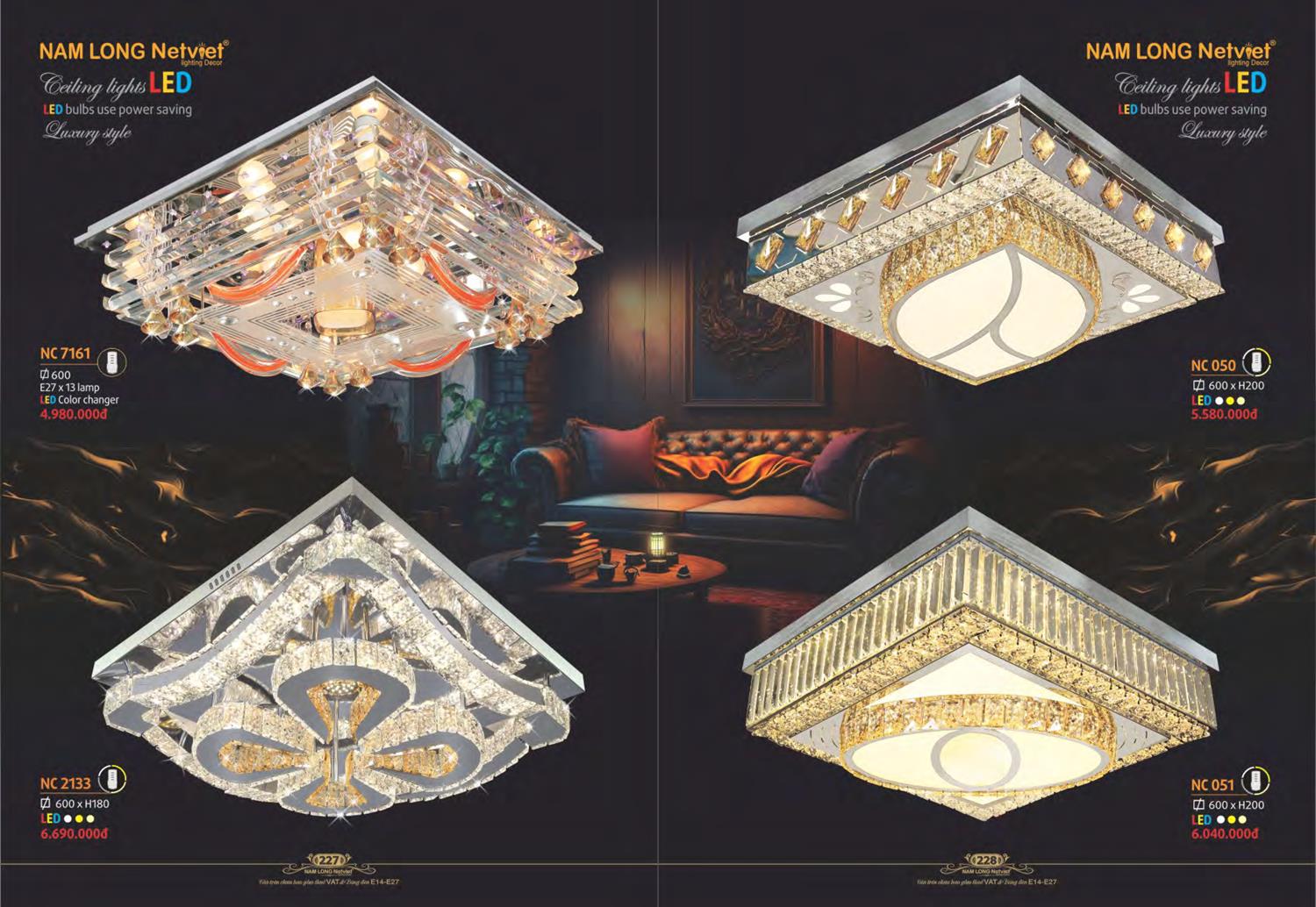 Catalogue Đèn Trang Trí Nam Long Netviet 2023 - Trang 116)