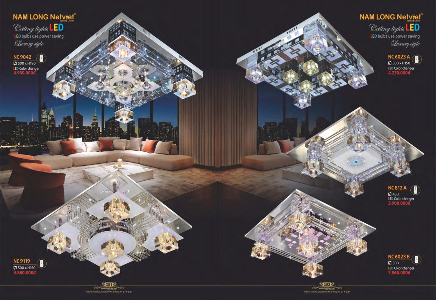 Catalogue Đèn Trang Trí Nam Long Netviet 2023 - Trang 118)