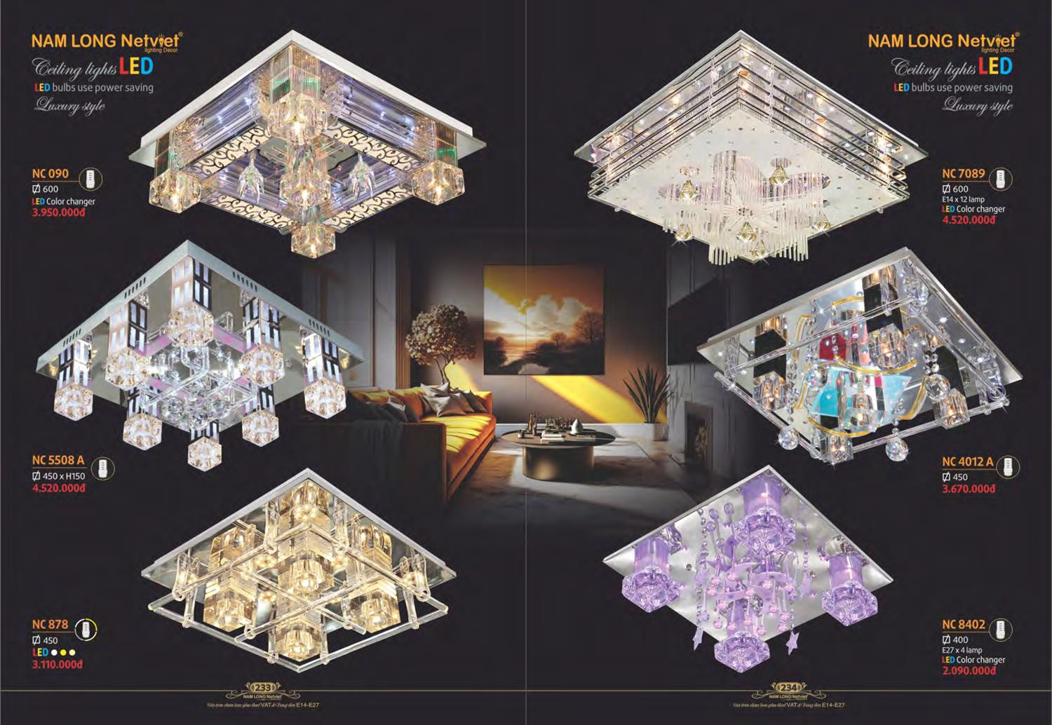 Catalogue Đèn Trang Trí Nam Long Netviet 2023 - Trang 119)